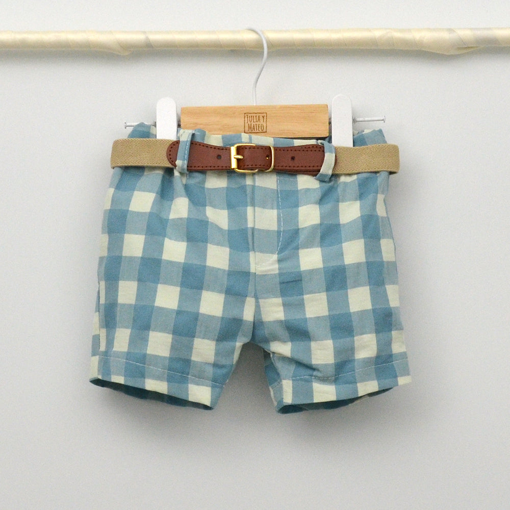 Conjunto Niño Niza con camisa y pantalón con cinturón