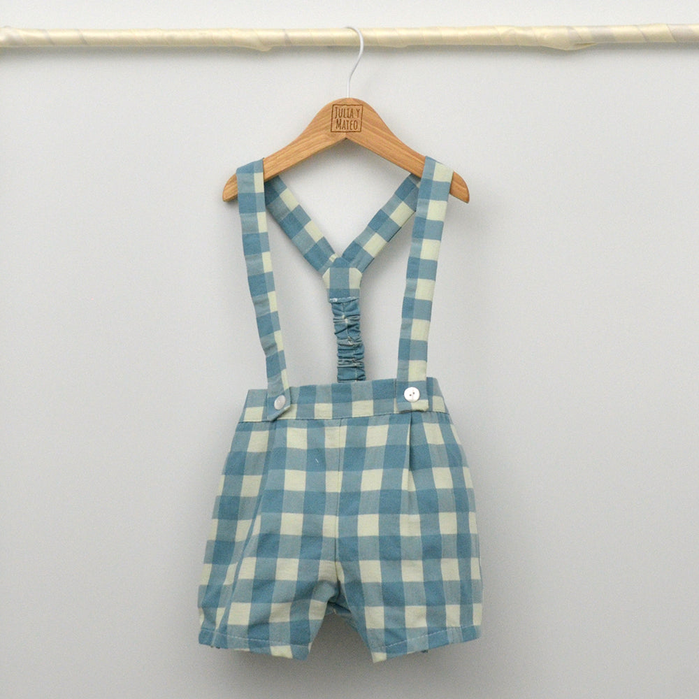 Conjunto bebé Niza con peto y camisa Mao