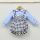 Conjunto bebé Thiago con ranita y camisa cuello bebé