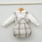 Conjunto vestir bebé con ranita y camisa cuello bebé "Lucas"