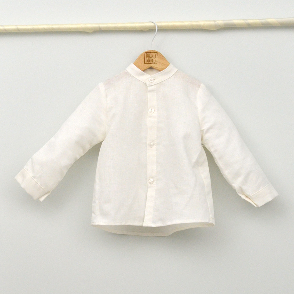 Conjunto Niño Siena con camisa y pantalón con cinturón