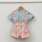 Conjunto bebé Menorca con peto y camisa Mao