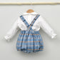 Conjunto bebé Bruno con ranita y camisa cuello bebé