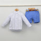 Conjunto Niño Altea con camisa y pantalón con cinturón