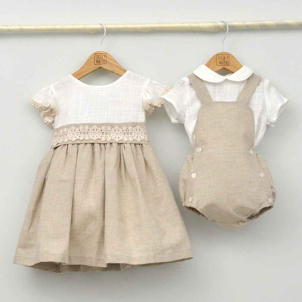 Conjunto Niño Capri con camisa y pantalón con cinturón