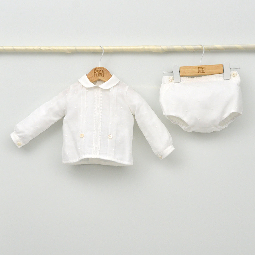 traje bautizo niño manga larga organza conjunto otoño invierno estilo clasico elegante hecho en españa