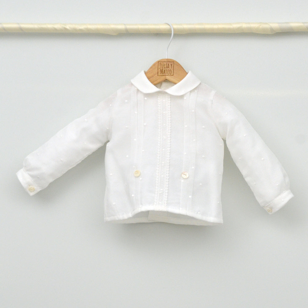 traje bautizo niño manga larga organza conjunto otoño invierno estilo clasico elegante hecho en españa