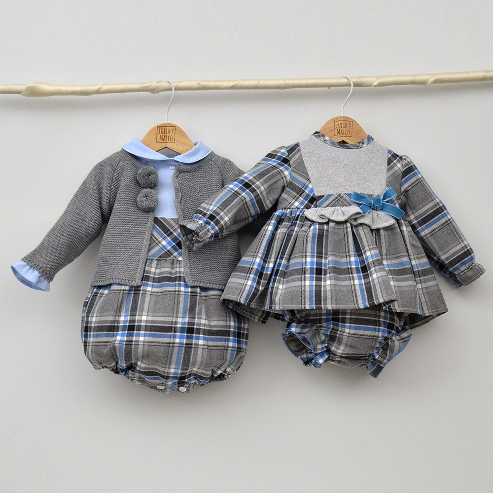 Conjunto bebé Mateo con ranita y camisa cuello bebé