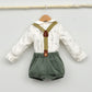 Conjunto bebé Diego con peto y camisa cuello bebé