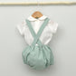 Conjunto bebé Corfú con ranita y camisa cuello bebé
