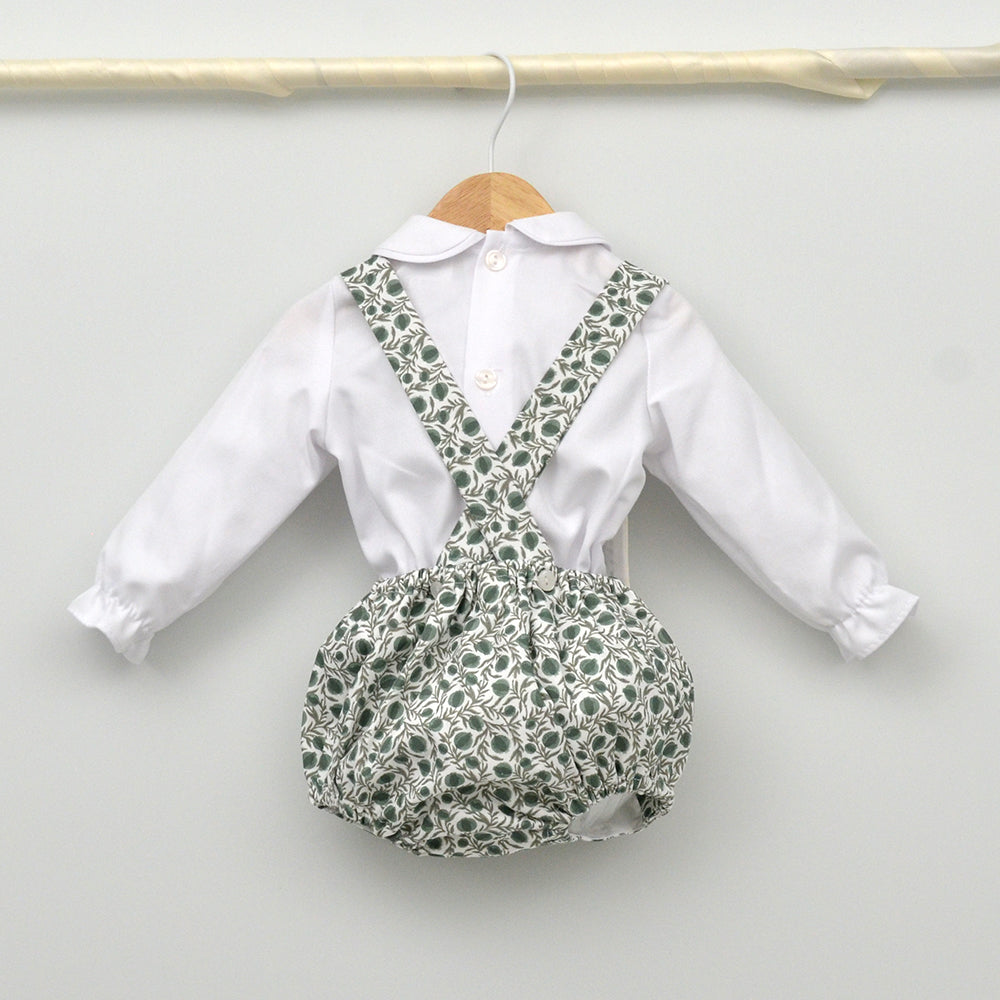Conjunto bebé Mateo con ranita y camisa cuello bebé