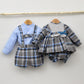 Conjunto bebé Mateo con ranita y camisa cuello bebé