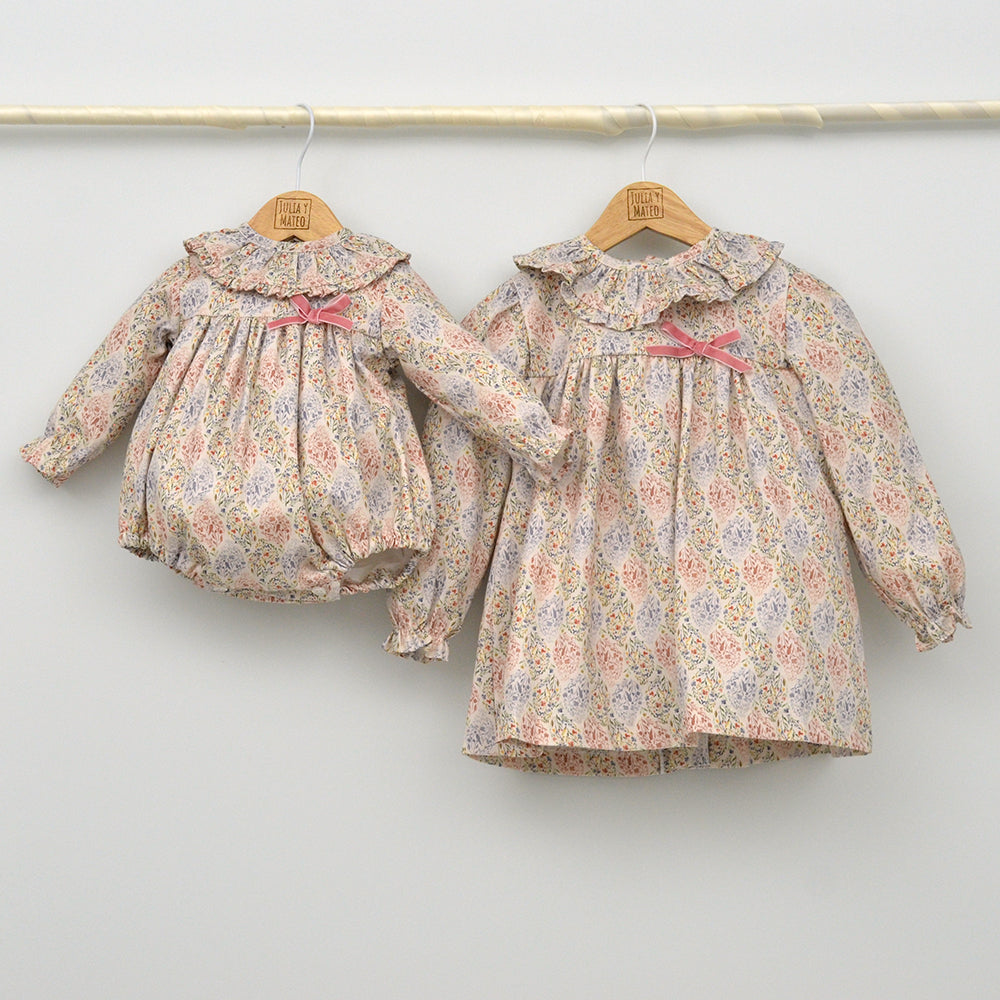 Vestido bebé Olivia punto Smock