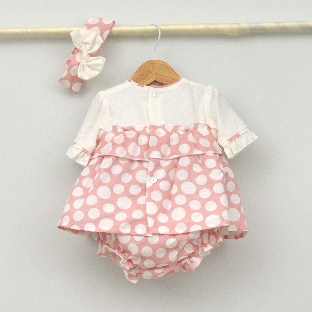 Jesusito bebé Sevilla con culotte y diadema