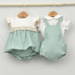Conjunto bebé Corfú con ranita y camisa cuello bebé