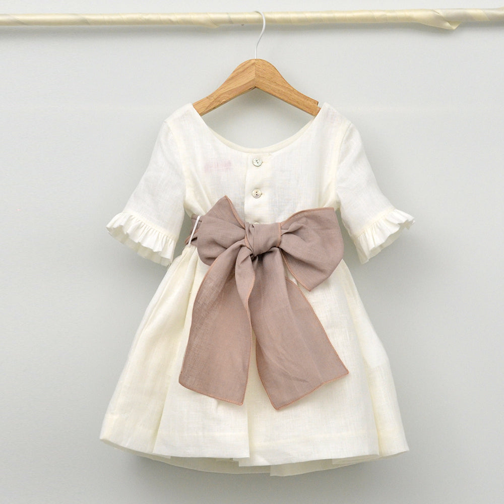 Vestido niña lino Isabel