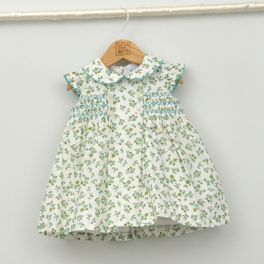Vestido bebé Covadonga punto Smock