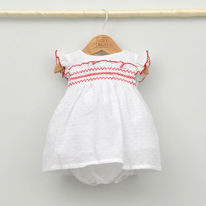 Jesusito bebé Olite punto Smock con culotte