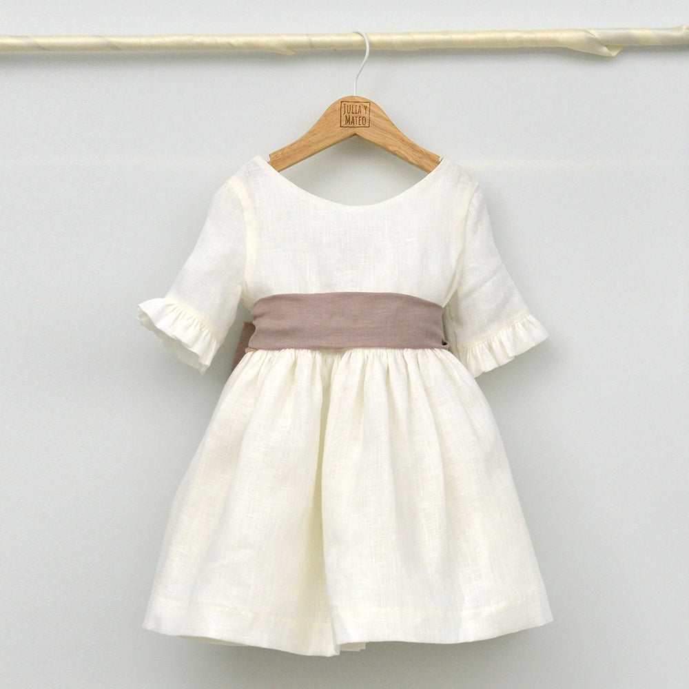 Vestido niña lino Isabel