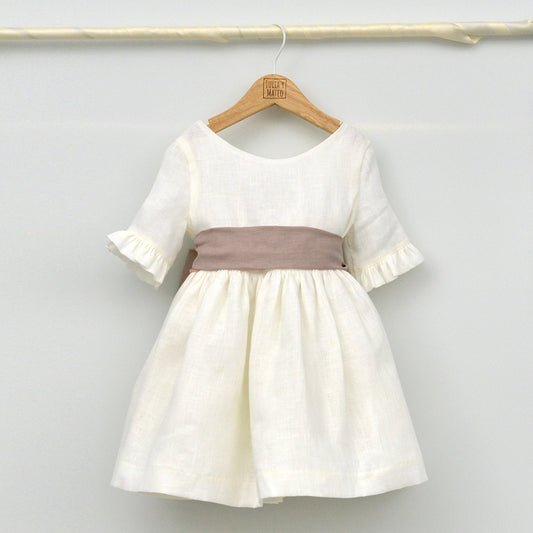 Vestido niña lino Isabel