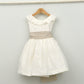 Vestido niña Emma con fajín de lino