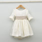 vestido de arras para niña en lino 