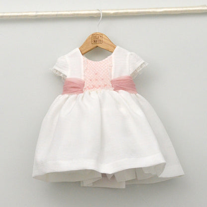 Vestido bebé Sofía bordado a mano