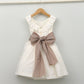 Vestido niña Emma con fajín de lino