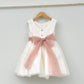 Vestido Tul niña María con adorno floral