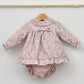 vestido vestir niñas otoño invierno trajes eventos bebes conjuntados, coordinadas, iguales, ajuego, ropa infantil clasica hecha en españa