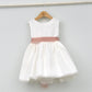 Vestido Tul niña María con adorno floral