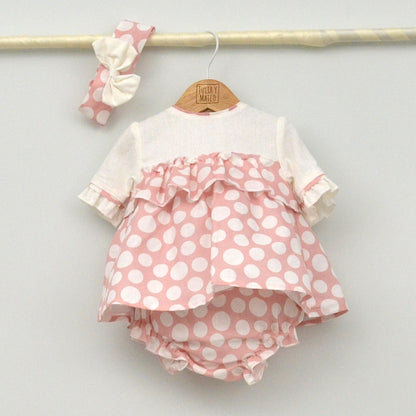 Jesusito bebé Sevilla con culotte y diadema