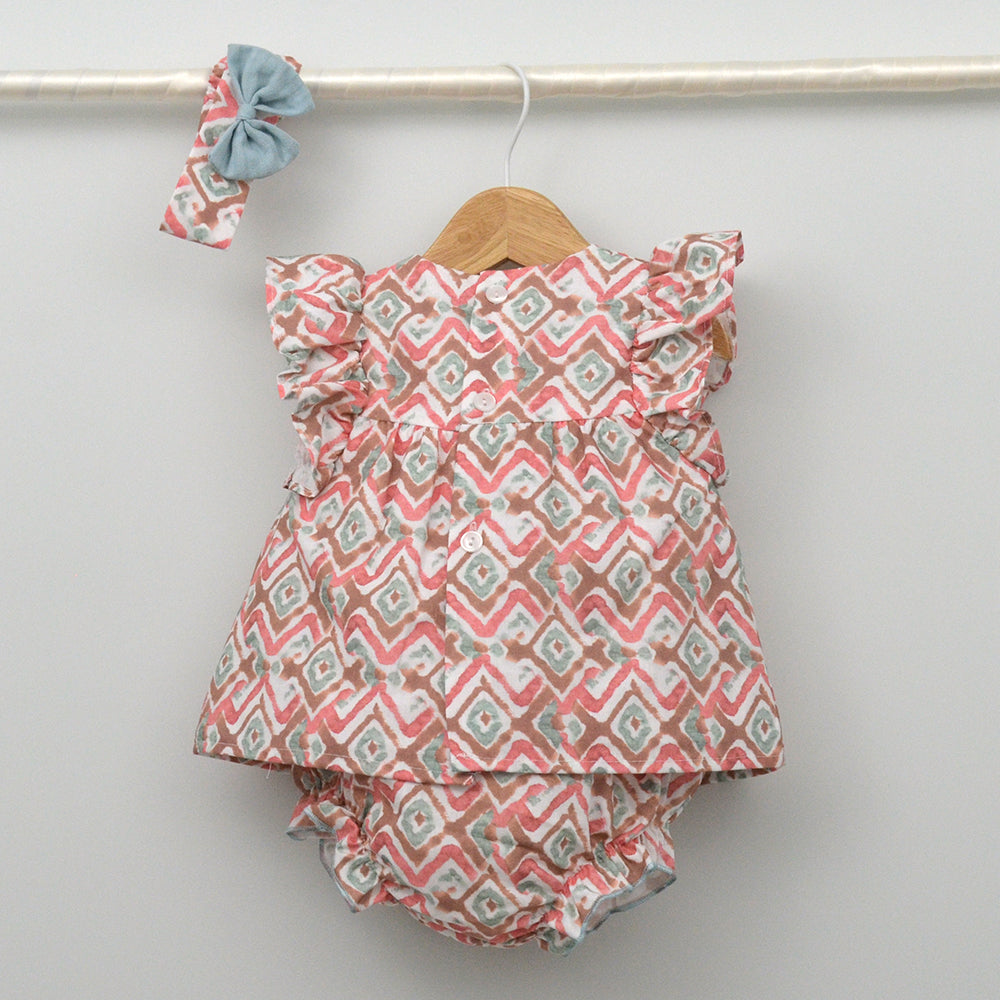 Jesusito bebé Menorca con culotte y diadema