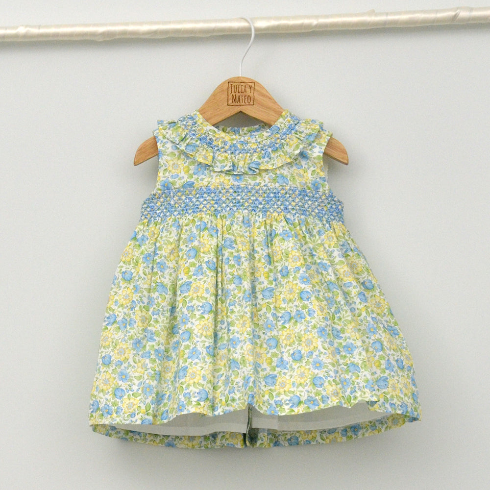 Vestido niña Londres punto Smock
