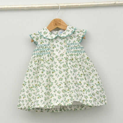 Vestido niña Covadonga punto Smock