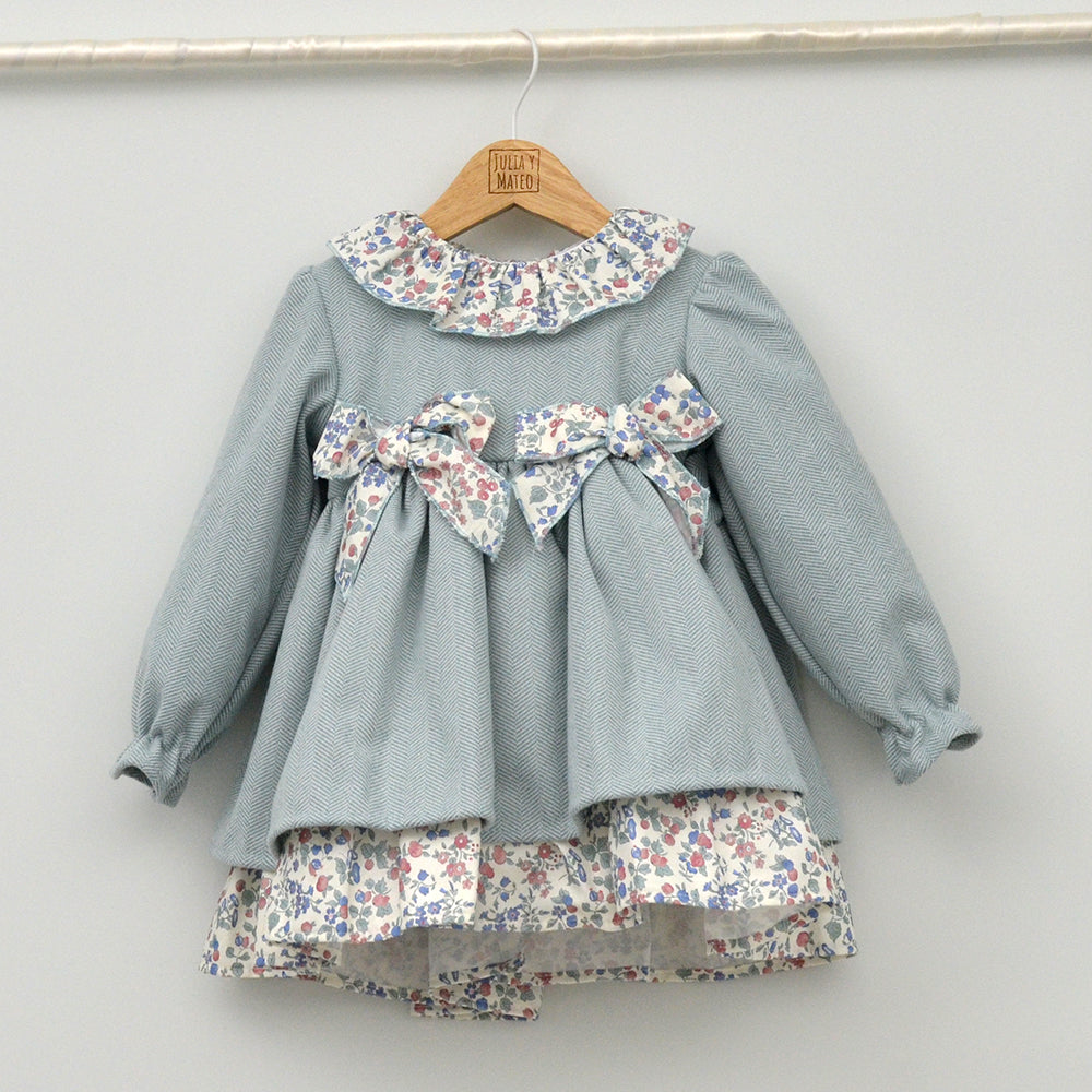 vestidos infantiles para vestir en otoño invierno