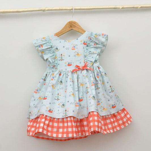 Vestido niña Creta