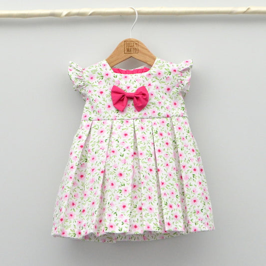 Vestido pique bebé Flor