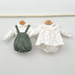 Conjunto bebé Diego con ranita y camisa cuello bebé