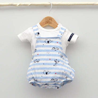 Conjunto bebé Sophie con peto y camiseta