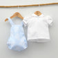 conjunto vestir niño pique ropa clasica bebes azul celeste hecho en españa