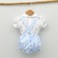 conjunto vestir niño pique ropa clasica bebes azul celeste hecho en españa