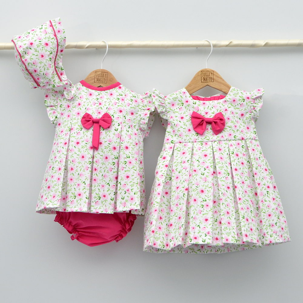 Jesusitos vestidos niñas para vestir Doña carmen Mayoral ropa clasica de bebes hecha en españa hermanas conjuntadas