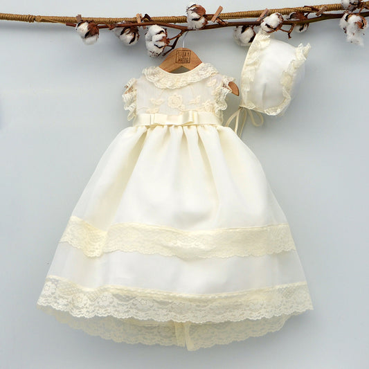 faldon bautizo organza ropa bautizar bebes elegante clasica traje para acristianar recien nacidos hecho en epaña tienda de ropa Amaya clasico