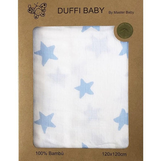 muselina bebe 100% bambu algodon suaves estampado estrellas