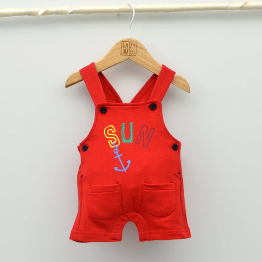 Conjunto bebé Mi Grumete con peto y camiseta