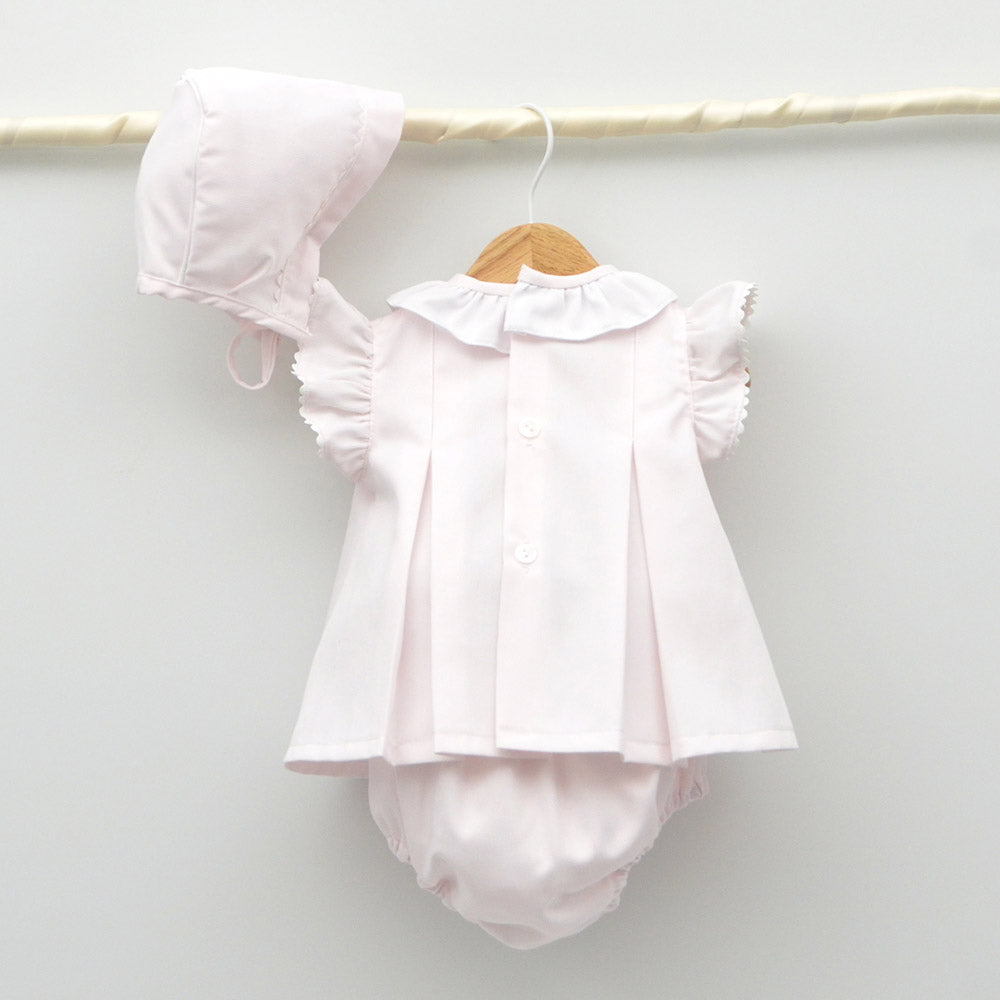 congelado Amante Escarpado Vestido para bebe niña con capota y braguita | Ropa de Bebe Online –  JuliayMateo