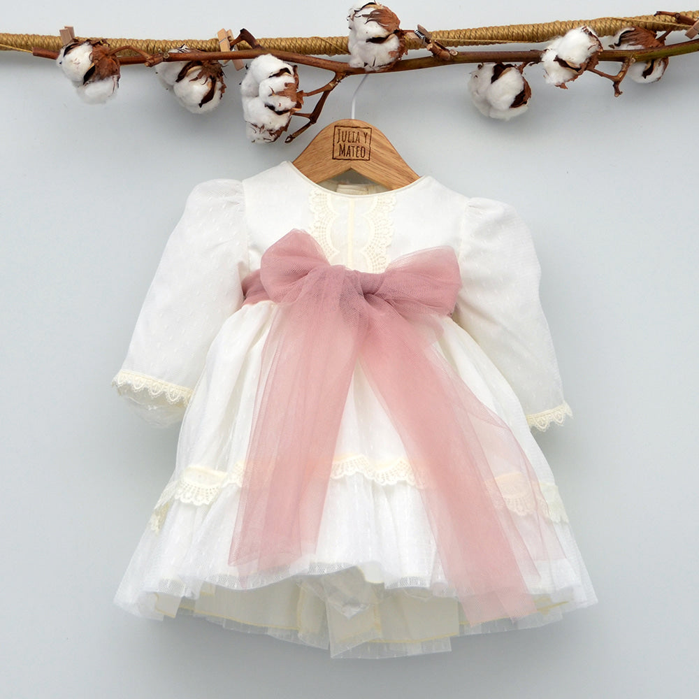 trajes bebes para ceremonia ropa niña para bautizar bodas vestido elegante clasico bebe niña para boda hecho en españa