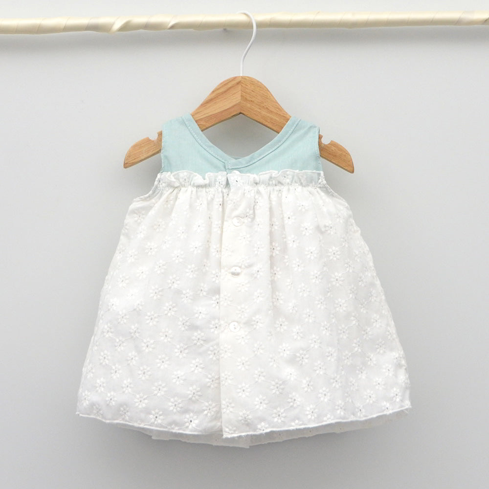 vestido vestir niña hermanos conjuntados ceremonia elegantes lazo pajarita verde agua Mayoral Amaya