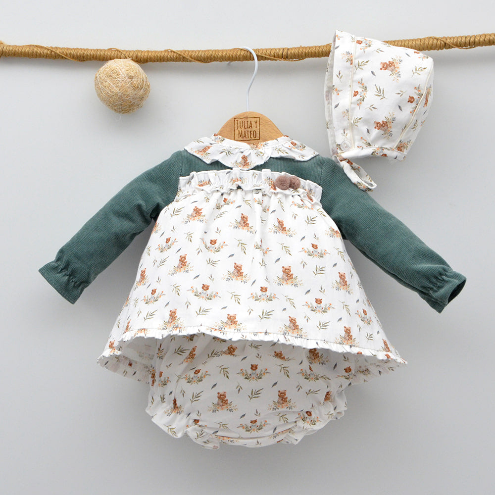 vestidos vestir bebes niñas tienda de ropa online doña carmen mayoral hecho en españa jesusitos con capota y braguita